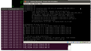 Ping Result between Virtual Switch and Virtual Machine